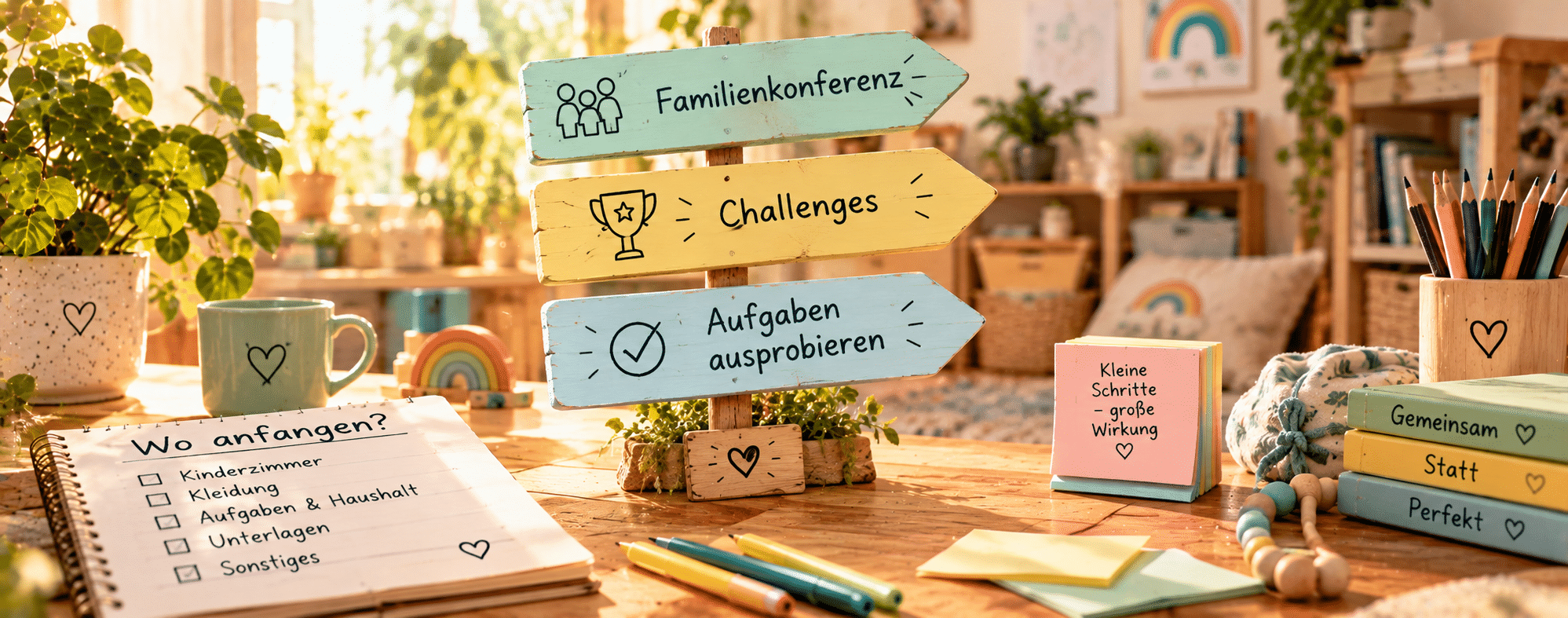 Ordnung mit Kindern mit ADHS